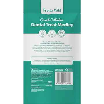 Pretty Wild Dental Medley Cat Treats 100g