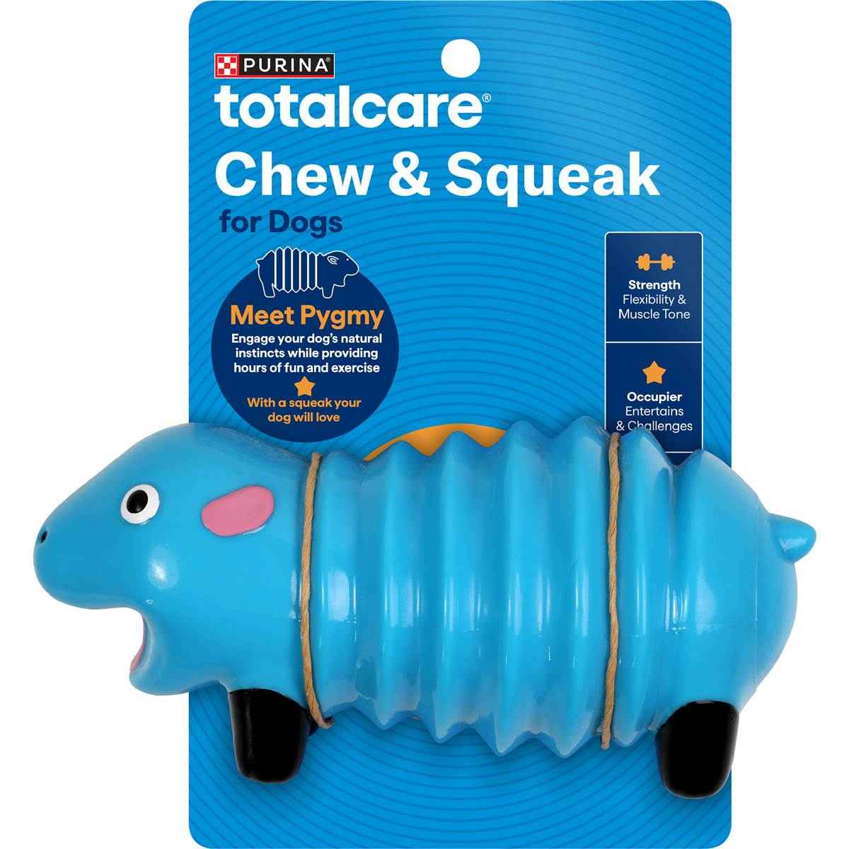 Purina Totalcare Pygmy Squeaker Dog Toy each