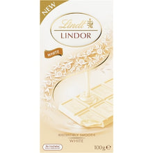 Lindt Lindor White Chocolate Block 100g
