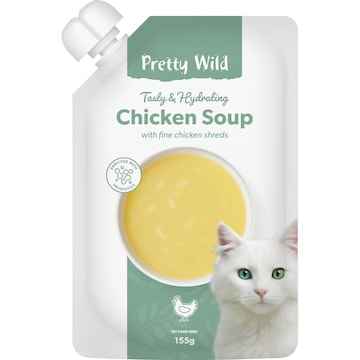 Pretty Wild Pet Food Soup Chicken 155g