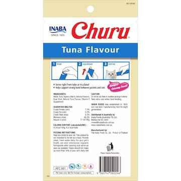 Churu Tuna Puree Cat Treats 4 pack