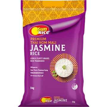Sunrice Premium Thai Hom Mali Jasmine Rice 5kg