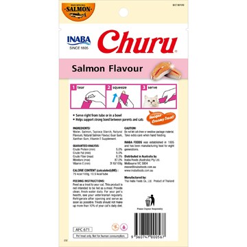 Churu Puree Cat Treats Salmon 56g