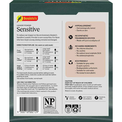 Bosisto's Sensitive Laundry Powder 2kg
