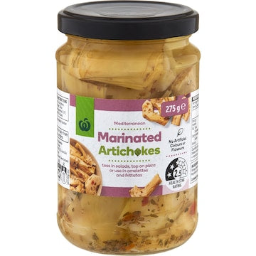 Woolworths Marinated Artichokes 275g