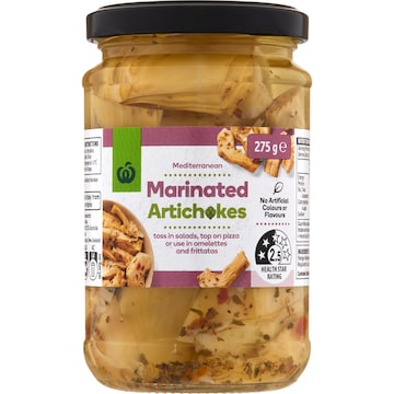 Woolworths Marinated Artichokes 275g
