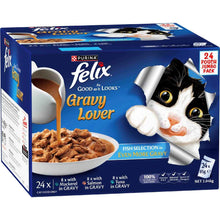 Purina Gravy Lover Fish Selection Wet Cat Food 85g x 24 pack