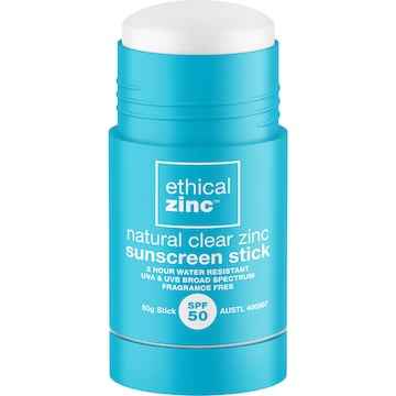 Ethical Zinc SPF 50 Natural Clear Zinc Sunscreen Stick 50g