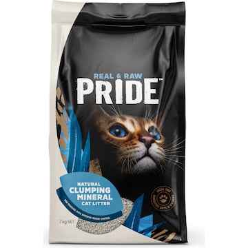 Pride Mineral Clumping Clay Cat Litter 7kg