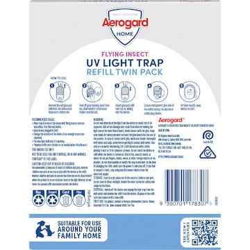 Aerogard Home UV Flying Light Trap Refill 2 pack