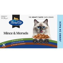 Fussy Cat Mince & Morsels Mixed Collection Wet Cat Food 80g x 24 pack