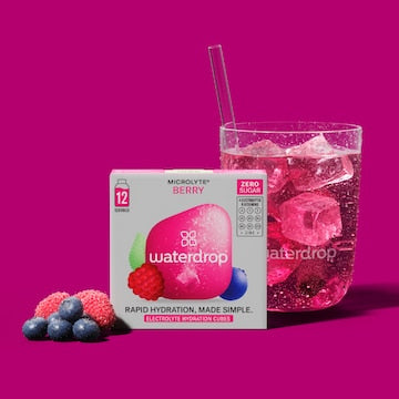 Waterdrop Electrolyte Drink Cubes Berry 2.2g x 12 pack
