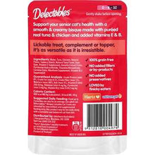Delectables Lickable Cat Treats Bisque Senior Tuna & Chicken 40g