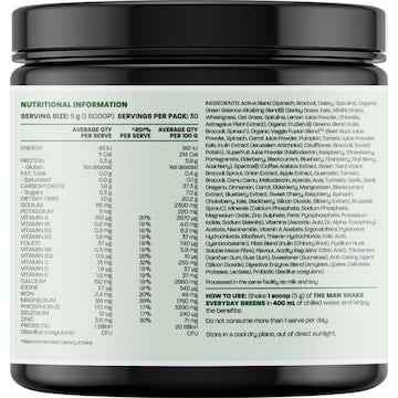 Superfood Greens Powder - Gut Health & Vitality