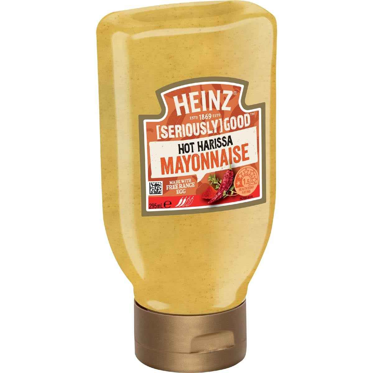 Heinz Seriously Good Mayonnaise Hot Harissa 295mL