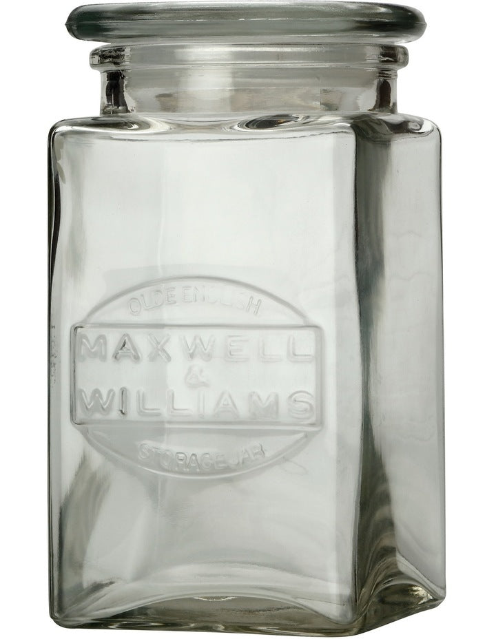 Olde English Storage Jar 1 Litre in Silver