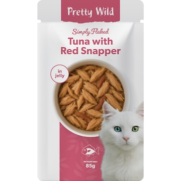 Pretty Wild Tuna & Red Snapper Cat Food 85g