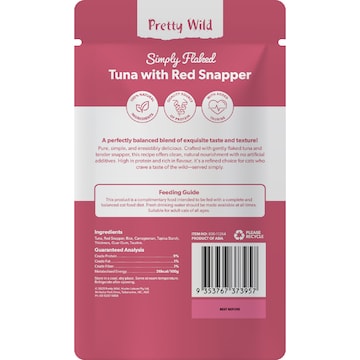 Pretty Wild Tuna & Red Snapper Cat Food 85g