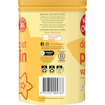 Keep It Cleaner Daily Boost Protein Powder Vanilla 340g