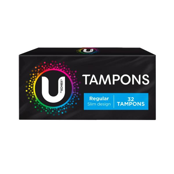 U BY KOTEX TAMPONS:REGULAR:.:32 PACK