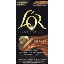 L'OR Espresso Colombia Intensity 8 Coffee Pods 10 pack