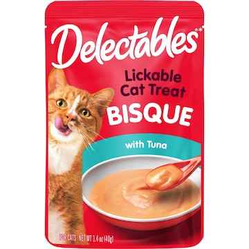 Delectables Lickable Cat Treats Bisque With Tuna 40g