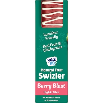 Snack HQ Natural Fruit Swizler Berry Blast 4 pack