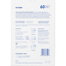Restor Sensitive Pre-Measured Laundry Detergent Sheets 60 pack