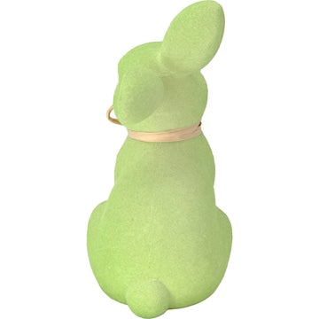 Easter Faux Moss Bunny Decoration Green each