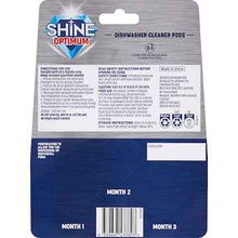 Shine Optimum Dishwasher Cleaner Pods 3 pack