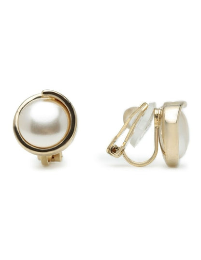 M886CE-G/P Clip Earring in Pearl