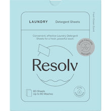 Resolv Laundry Detergent Sheets Fresh Ocean 60 pack