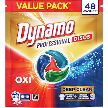 Dynamo Professional Oxi Laundry Detergent Discs 48 pack