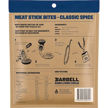 Barbell Meat Stick Bites Beef Classic 70g