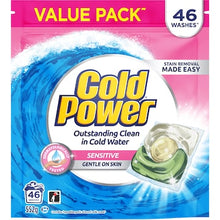 Cold Power Sensitive Laundry Detergent Capsules 46 pack