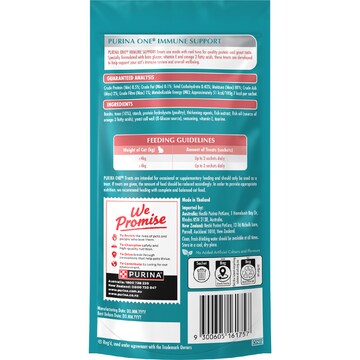 Purina One Immune Support Cat Treats Puree With Tuna 14g x 4 pack