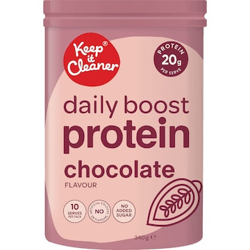 Keep It Cleaner Daily Boost Protein Powder Chocolate 340g