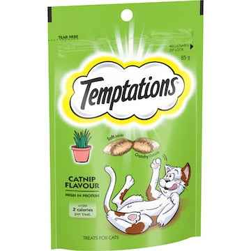 Temptations Cat Treats Catnip Flavour 85g