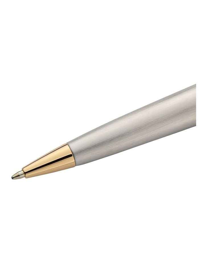 Expert Black Lacquer Chrome Trim Ball Pen in Silver