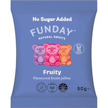 Funday Natural Sweets Fruity Flavoured Koala Jellies 50g