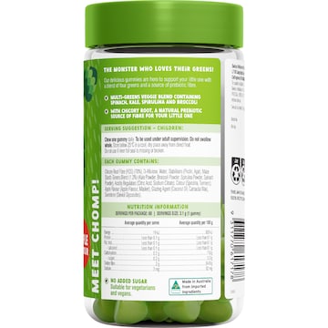 Little Swisse Fussy Eater Greens Gummies 80 pack