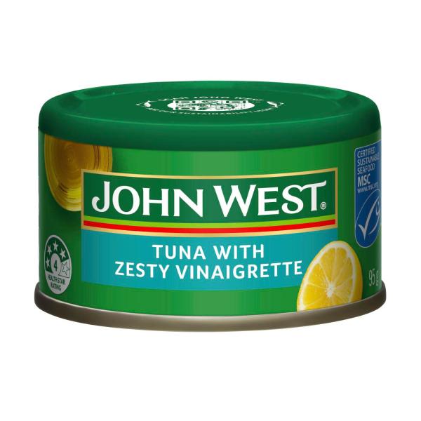JOHN WEST TUNA ZESTY VINAIGRETTE 95 GRAM