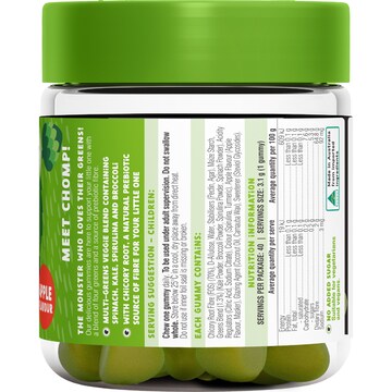 Little Swisse Fussy Eater Greens Gummies 40 pack