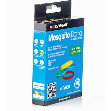 Mozzigear Mosquito Adult Bands 4 pack
