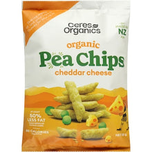Ceres Organics Pea Chips Cheddar Cheese 100g