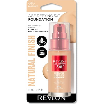 Revlon Age Defying 3X Foundation Natural Finish Bare Buff 30mL