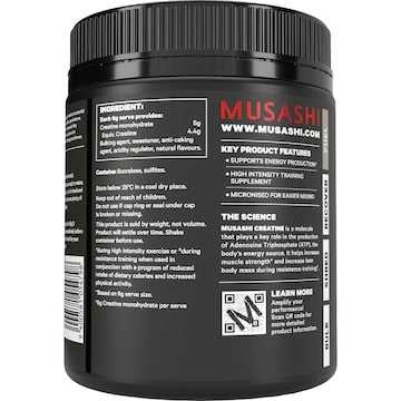 Musashi Creatine Monohydrate Berry Flavour 420g