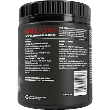 Musashi Creatine Monohydrate Berry Flavour 420g