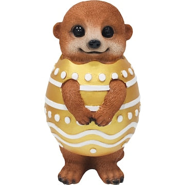 Mirabella Easter Meerkat Golden Egg each