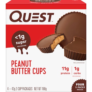 Quest Peanut Butter Cups 42g x 4 pack